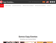 Tablet Screenshot of copyeventos.com